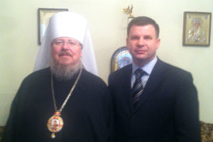 Председатель ОВЦС РСЕХБ В.К.Власенко встретился с главой Красноярской митрополии Пантелеимоном