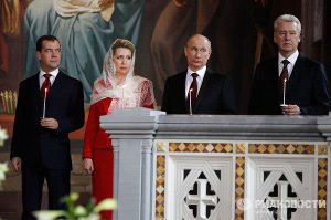 Путин: Пасха вдохновляет людей на добрые дела